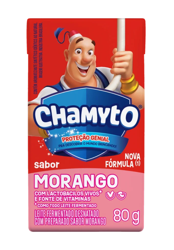 Chamyto Box Morango 480g com 6 unidades