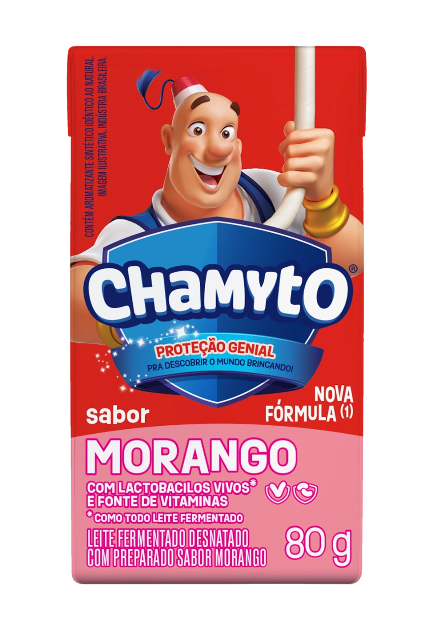 Chamyto Box Morango 480g com 6 unidades