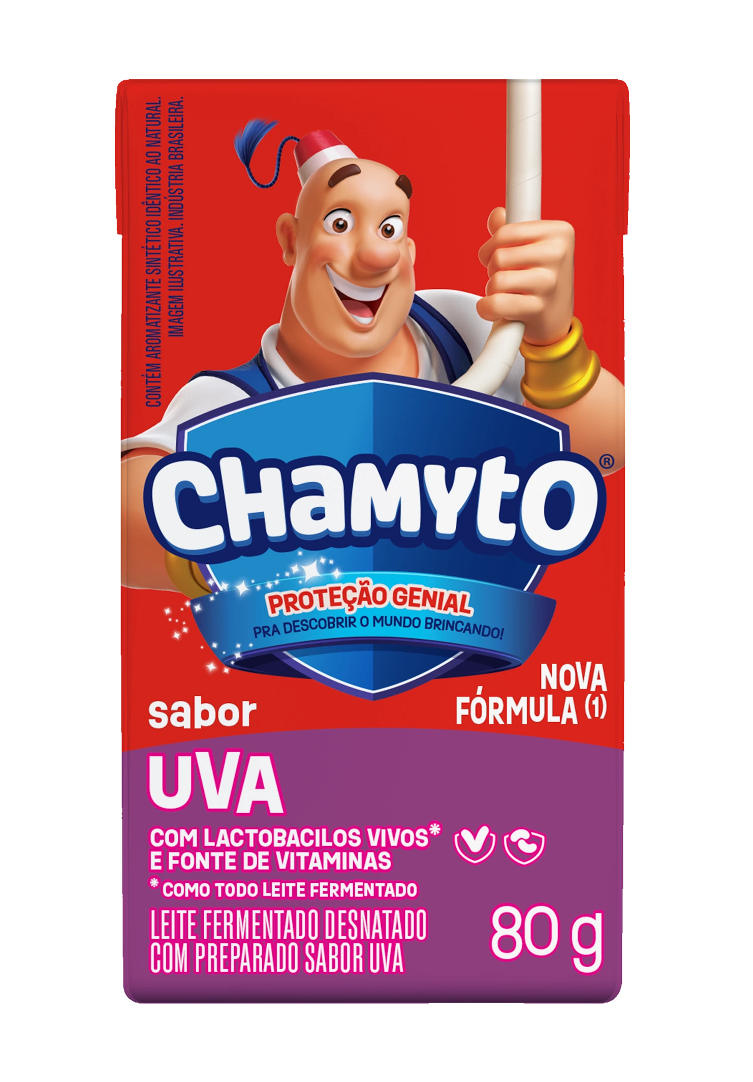 Chamyto Box Uva 480g com 6 unidades