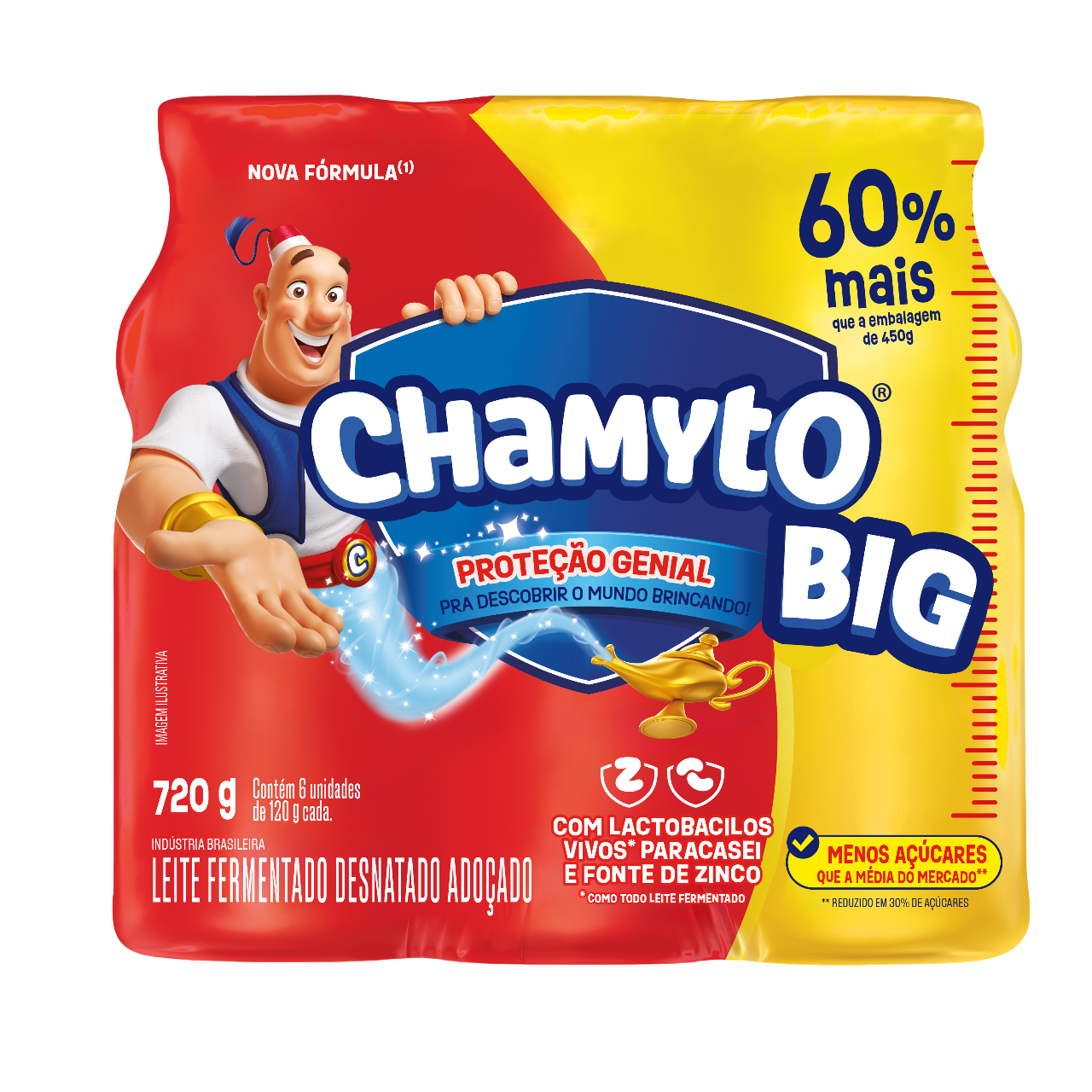 Chamyto Multipack 720g com 6 unidades